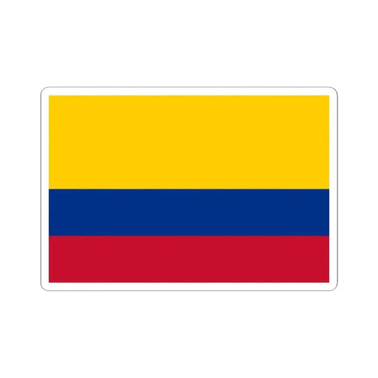 Flag of Colombia (Colombia) STICKER Vinyl Kiss-Cut Decal 2 Inch White - The Sticker Space