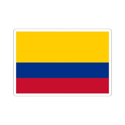 Flag of Colombia (Colombia) STICKER Vinyl Kiss-Cut Decal 6 Inch White - The Sticker Space