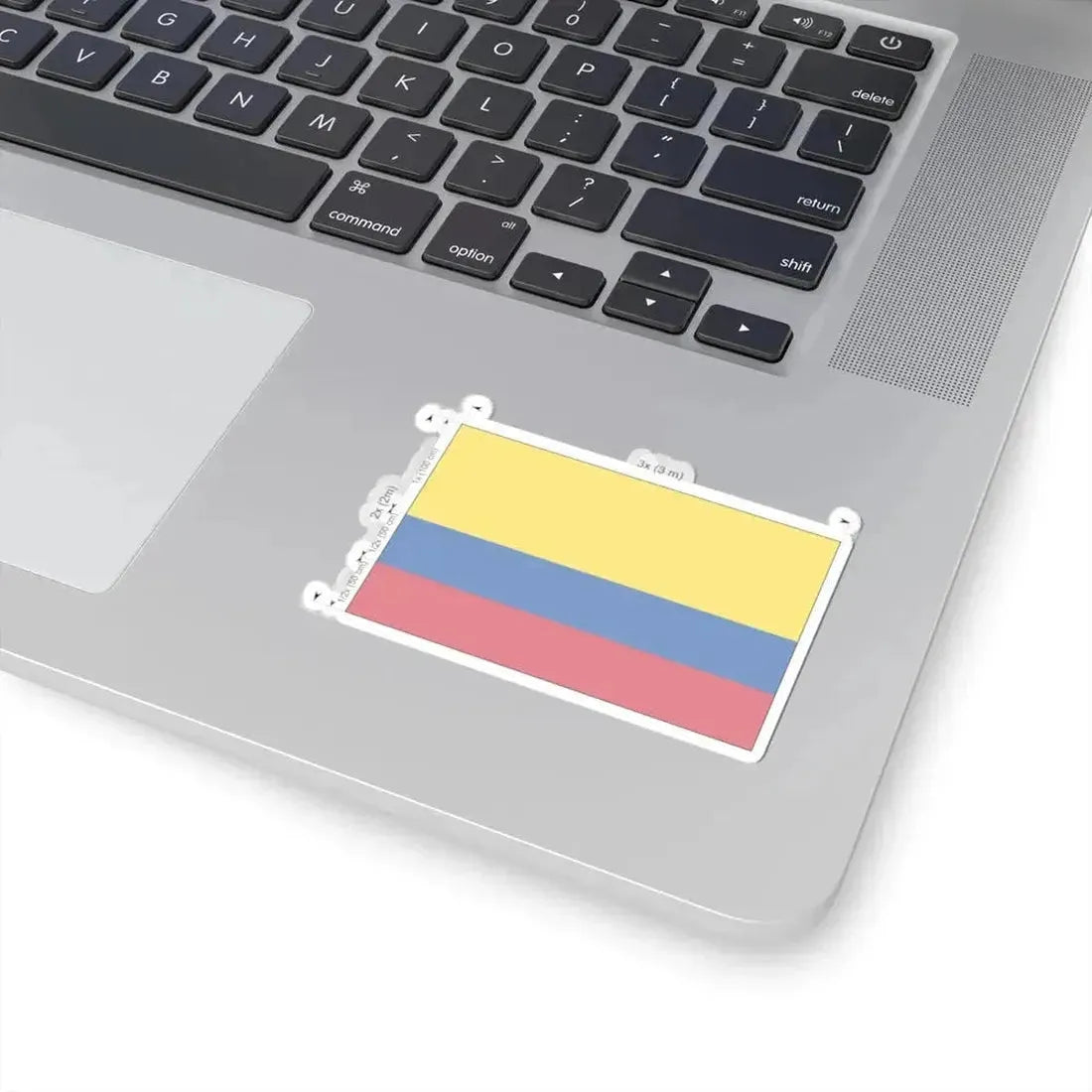 Flag of Colombia construction (Colombia) STICKER Vinyl Kiss-Cut Decal - The Sticker Space