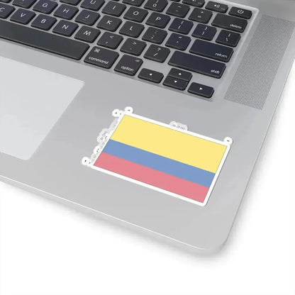 Flag of Colombia construction (Colombia) STICKER Vinyl Kiss-Cut Decal - The Sticker Space
