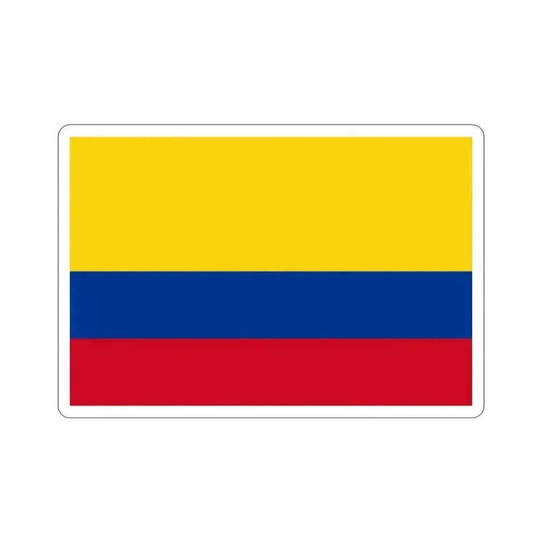 Flag of Colombia STICKER Vinyl Die-Cut Decal 2 Inch - The Sticker Space