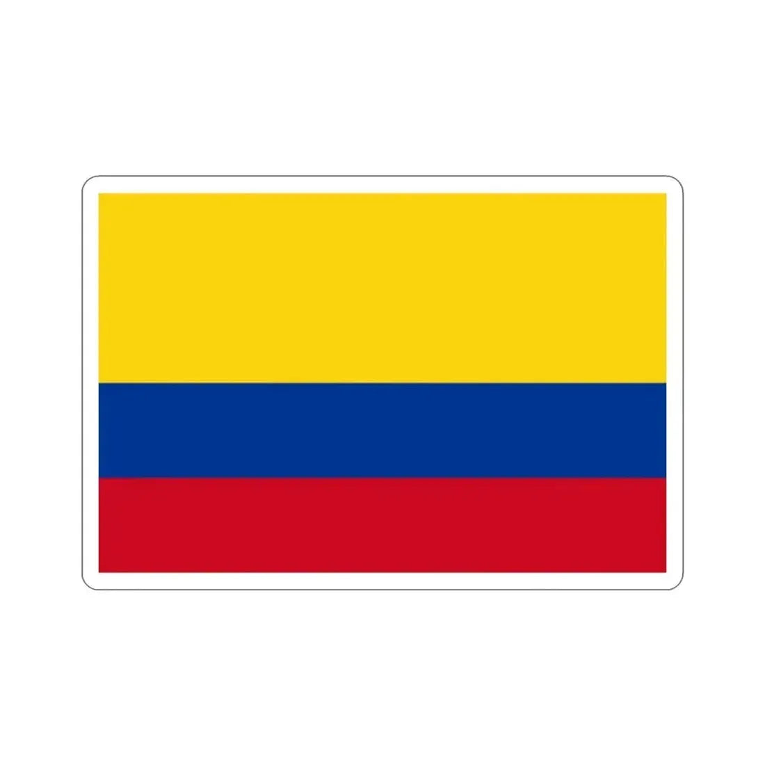 Flag of Colombia STICKER Vinyl Die-Cut Decal 2 Inch - The Sticker Space