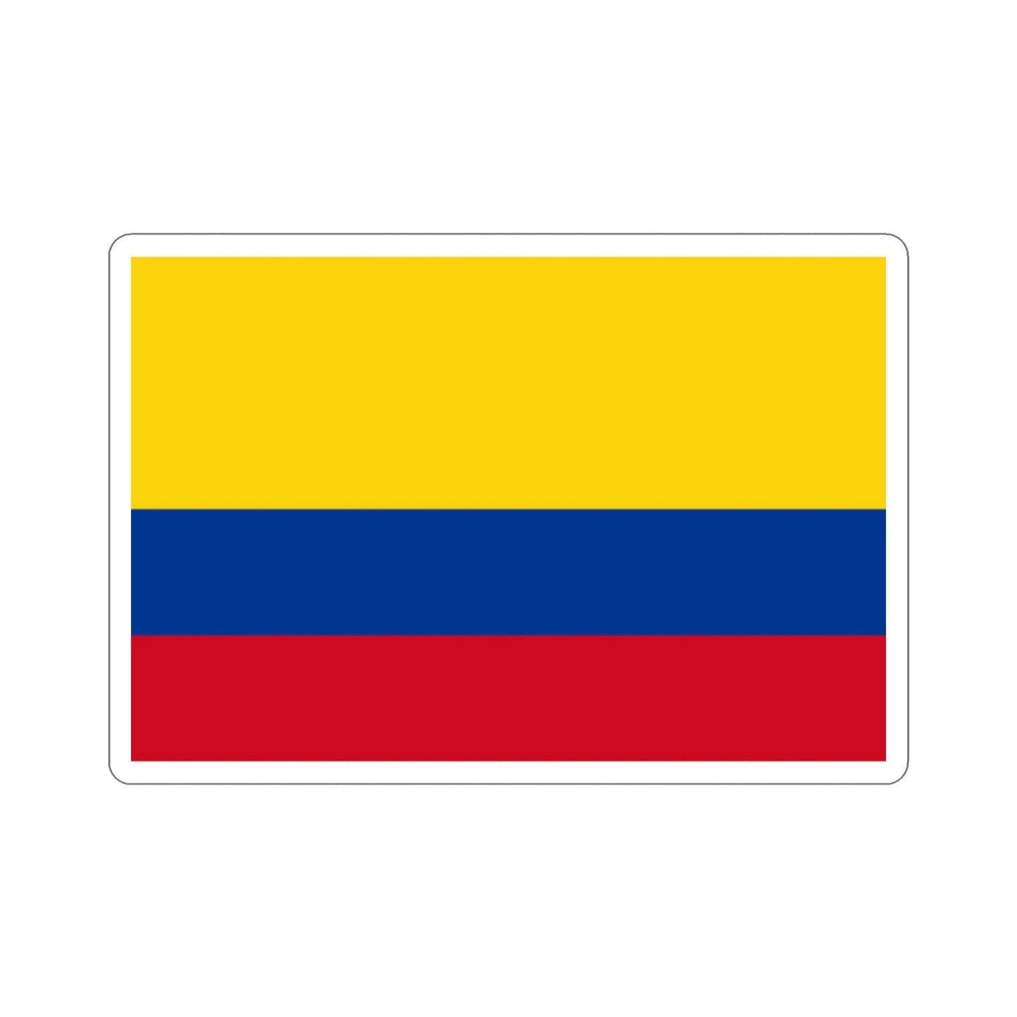 Flag of Colombia STICKER Vinyl Die-Cut Decal-2 Inch-The Sticker Space