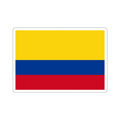 Flag of Colombia STICKER Vinyl Die-Cut Decal-5 Inch-The Sticker Space