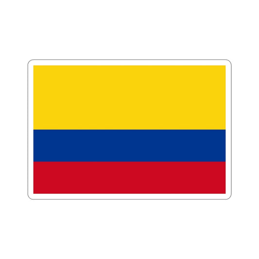 Flag of Colombia STICKER Vinyl Die-Cut Decal-6 Inch-The Sticker Space