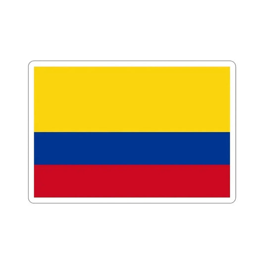 Flag of Colombia STICKER Vinyl Die-Cut Decal 6 Inch - The Sticker Space