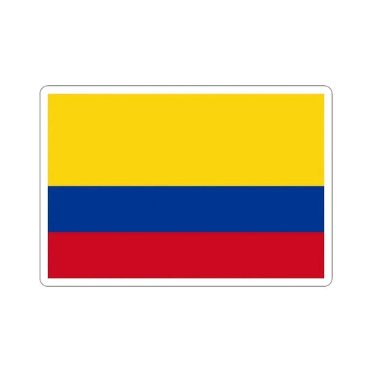 Flag of Colombia STICKER Vinyl Die-Cut Decal 6 Inch - The Sticker Space