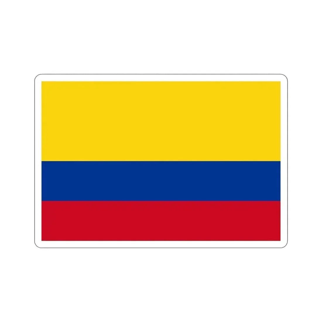 Flag of Colombia STICKER Vinyl Die-Cut Decal - The Sticker Space