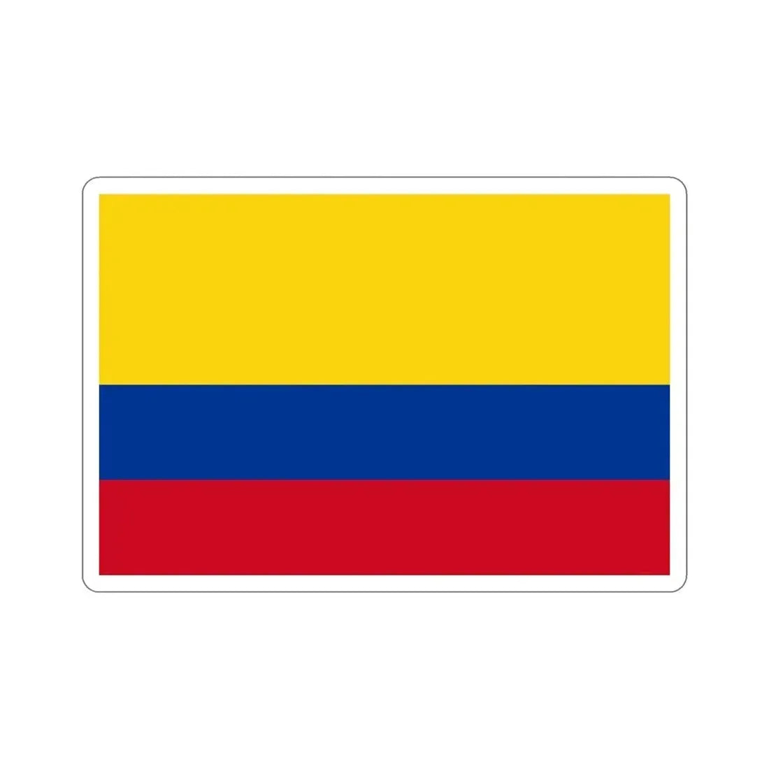 Flag of Colombia STICKER Vinyl Die-Cut Decal - The Sticker Space