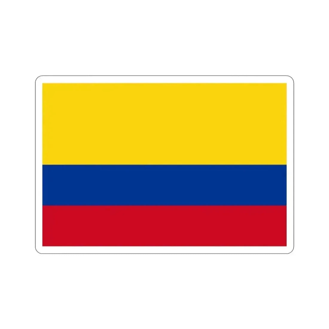 Flag of Colombia STICKER Vinyl Die-Cut Decal - The Sticker Space