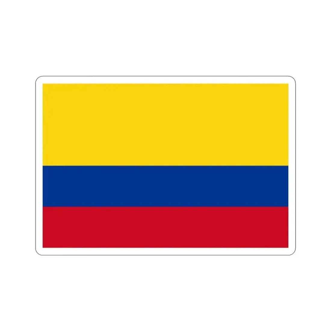 Flag of Colombia STICKER Vinyl Die-Cut Decal - The Sticker Space