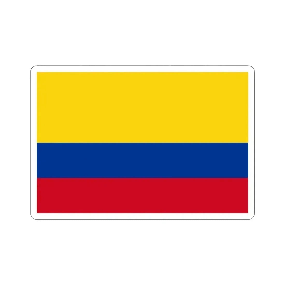Flag of Colombia STICKER Vinyl Die-Cut Decal - The Sticker Space