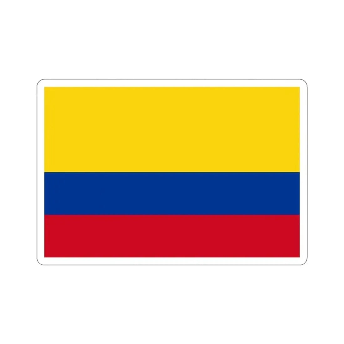 Flag of Colombia STICKER Vinyl Die-Cut Decal - The Sticker Space