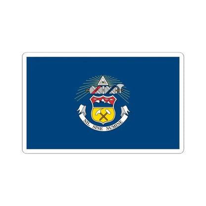 Flag of Colorado 1907-1911 (United States) STICKER Vinyl Kiss-Cut Decal 3 Inch White - The Sticker Space
