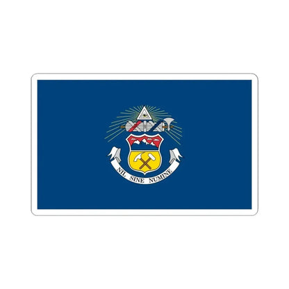 Flag of Colorado 1907-1911 (United States) STICKER Vinyl Kiss-Cut Decal 4 Inch White - The Sticker Space