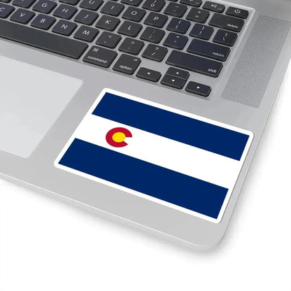 Flag of Colorado 1911-1964 (United States) STICKER Vinyl Kiss-Cut Decal - The Sticker Space