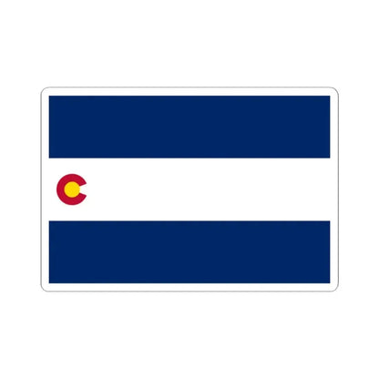 Flag of Colorado 1911-1964 variant (United States) STICKER Vinyl Kiss-Cut Decal 2 Inch White - The Sticker Space
