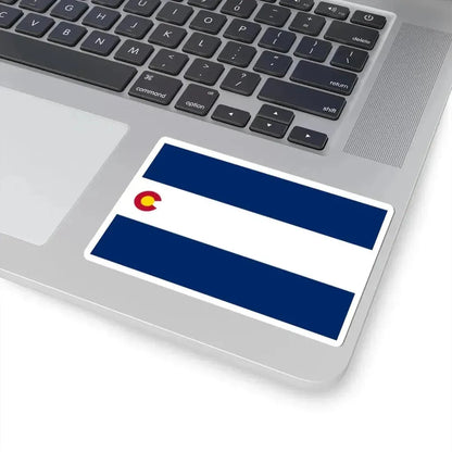 Flag of Colorado 1911-1964 variant (United States) STICKER Vinyl Kiss-Cut Decal - The Sticker Space