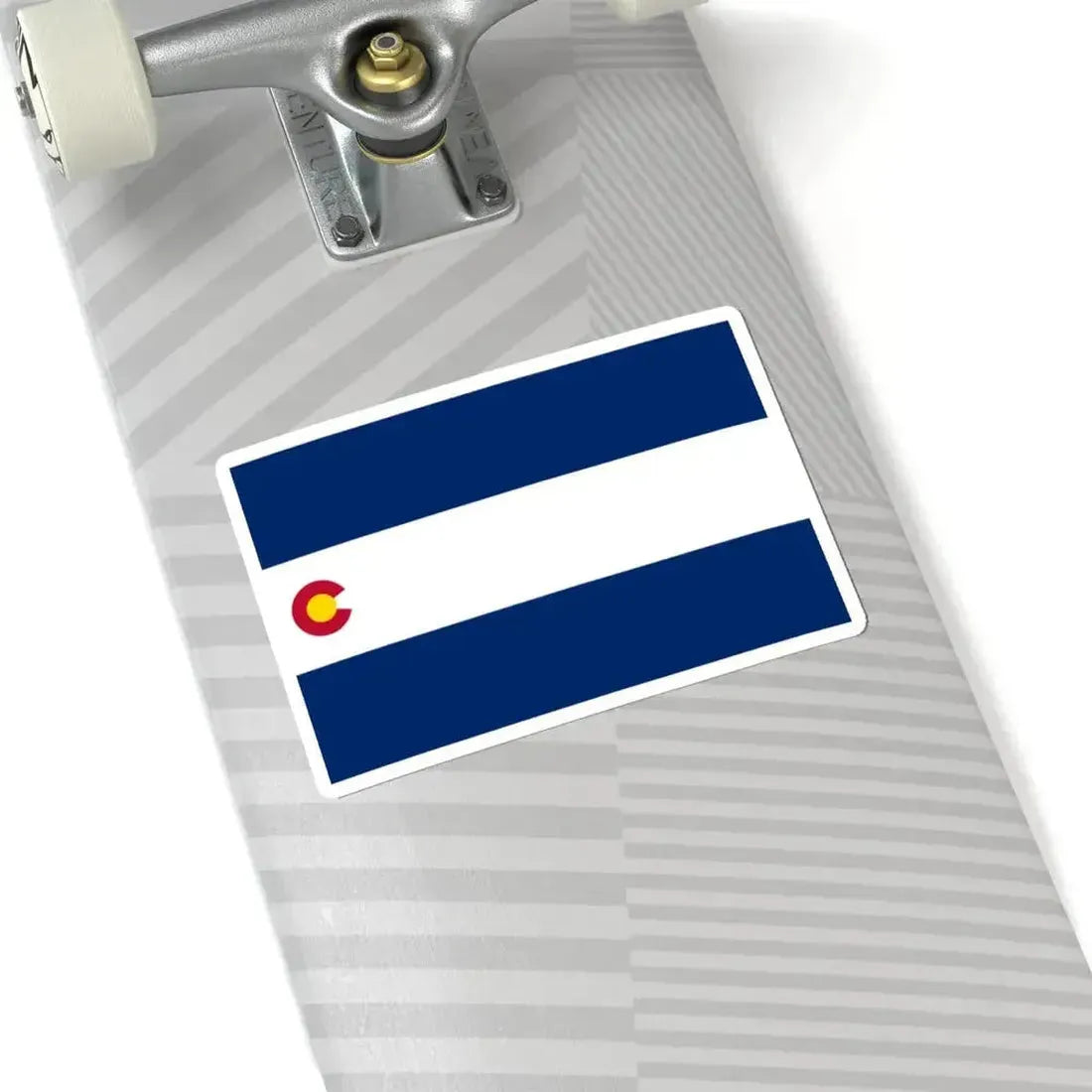 Flag of Colorado 1911-1964 variant (United States) STICKER Vinyl Kiss-Cut Decal - The Sticker Space