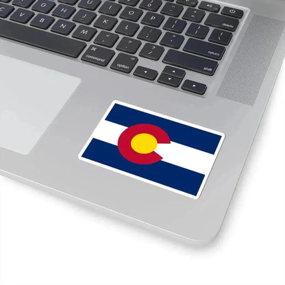 Flag of Colorado 3-2 (United States) STICKER Vinyl Kiss-Cut Decal - The Sticker Space