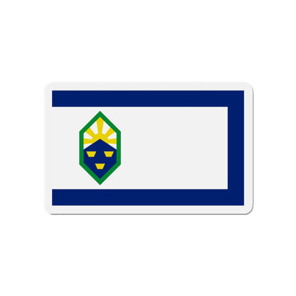 Flag of Colorado Springs Colorado - Die-Cut Magnet-4" x 4"-The Sticker Space