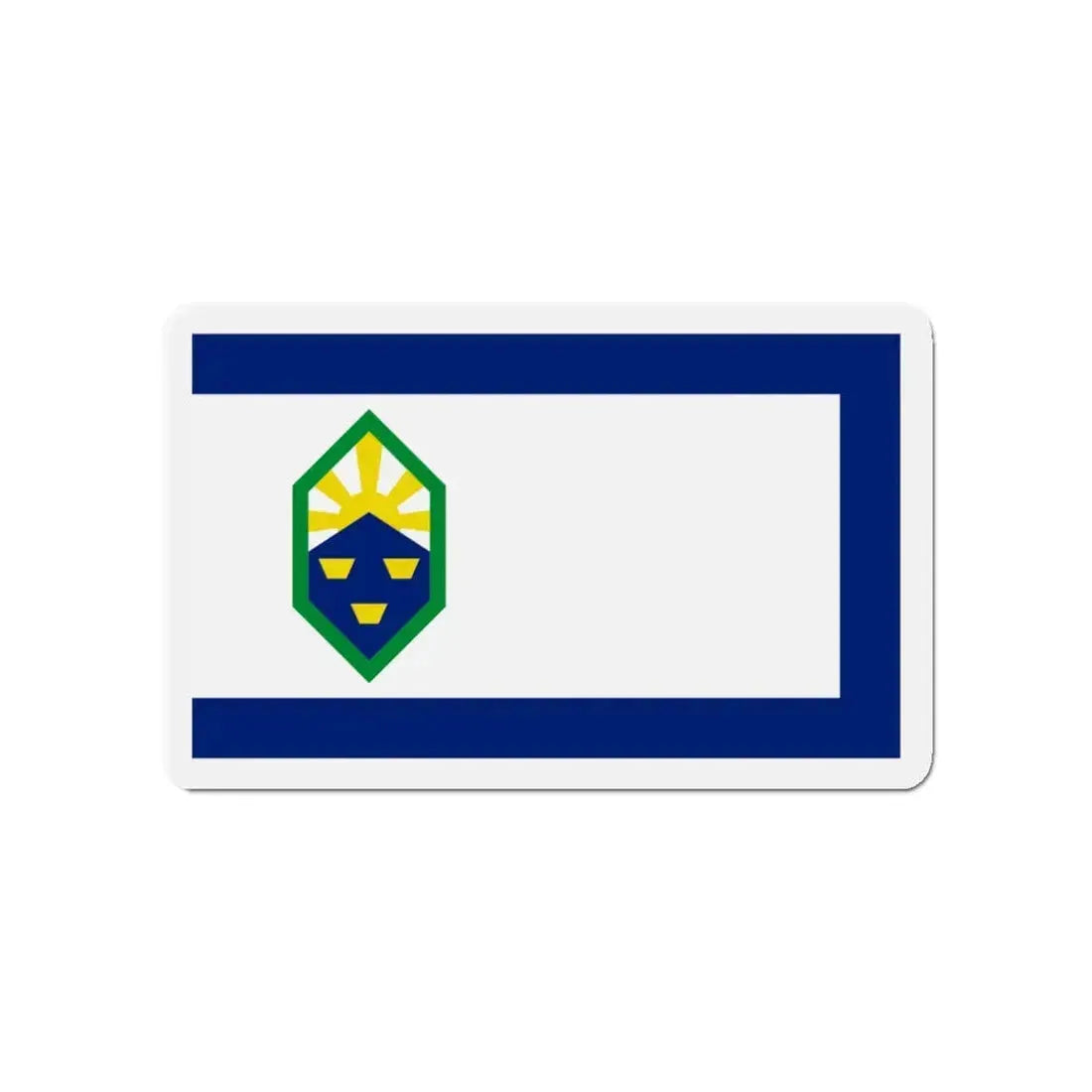 Flag of Colorado Springs Colorado - Refrigerator Magnet 4 Inch - The Sticker Space