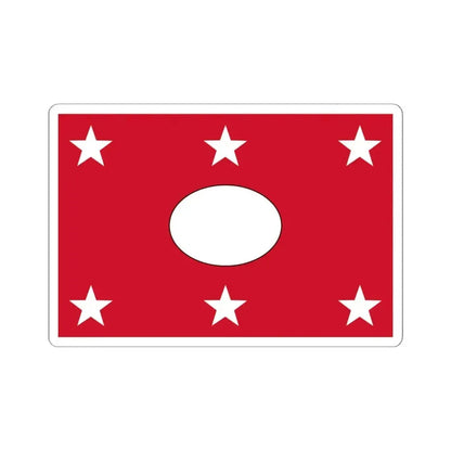 Flag of Colta (Ecuador) STICKER Vinyl Kiss-Cut Decal 6 Inch White - The Sticker Space