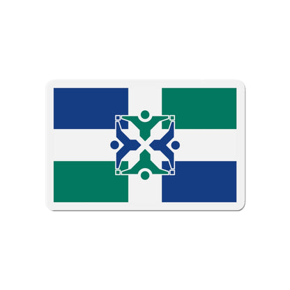 Flag of Columbia Missouri - Die-Cut Magnet-6 × 6"-The Sticker Space