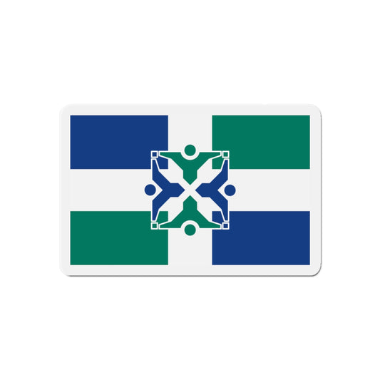 Flag of Columbia Missouri - Die-Cut Magnet-6 × 6"-The Sticker Space