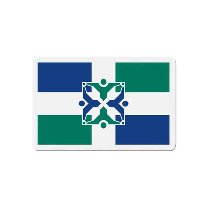 Flag of Columbia Missouri - Refrigerator Magnet 5 Inch - The Sticker Space