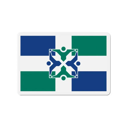 Flag of Columbia Missouri - Refrigerator Magnet - The Sticker Space