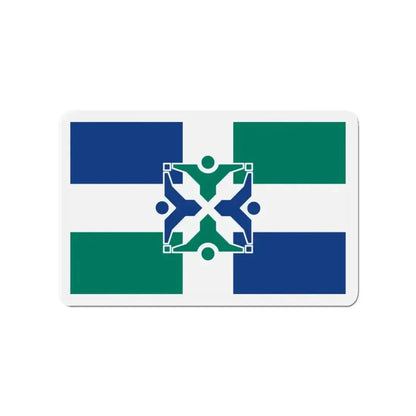 Flag of Columbia Missouri - Refrigerator Magnet - The Sticker Space