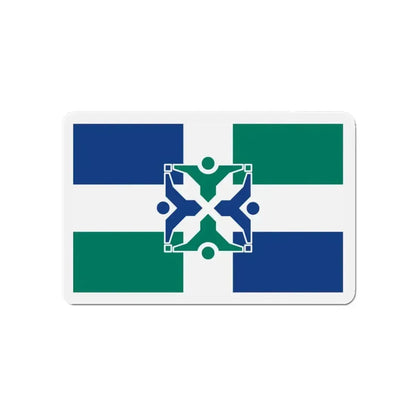 Flag of Columbia Missouri - Refrigerator Magnet - The Sticker Space