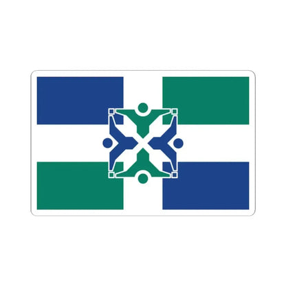 Flag of Columbia Missouri (United States) STICKER Vinyl Kiss-Cut Decal 2 Inch White - The Sticker Space