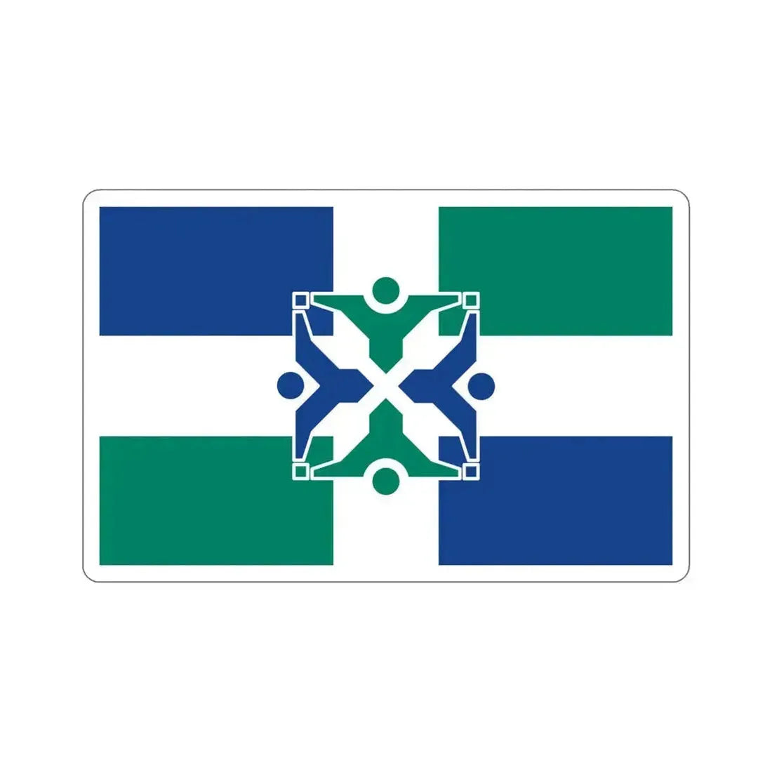 Flag of Columbia Missouri USA STICKER Vinyl Die-Cut Decal 5 Inch - The Sticker Space