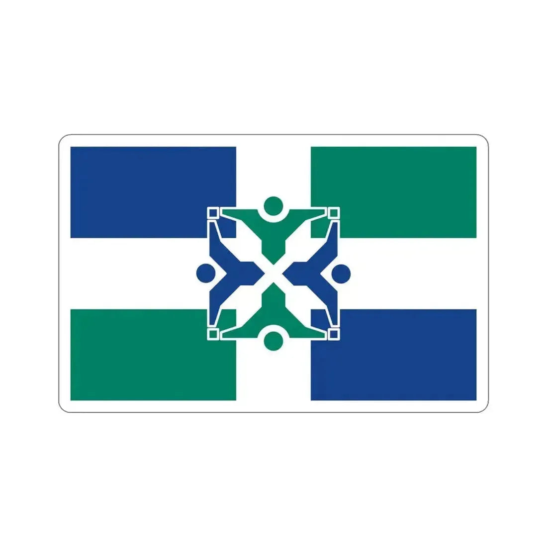 Flag of Columbia Missouri USA STICKER Vinyl Die-Cut Decal 6 Inch - The Sticker Space