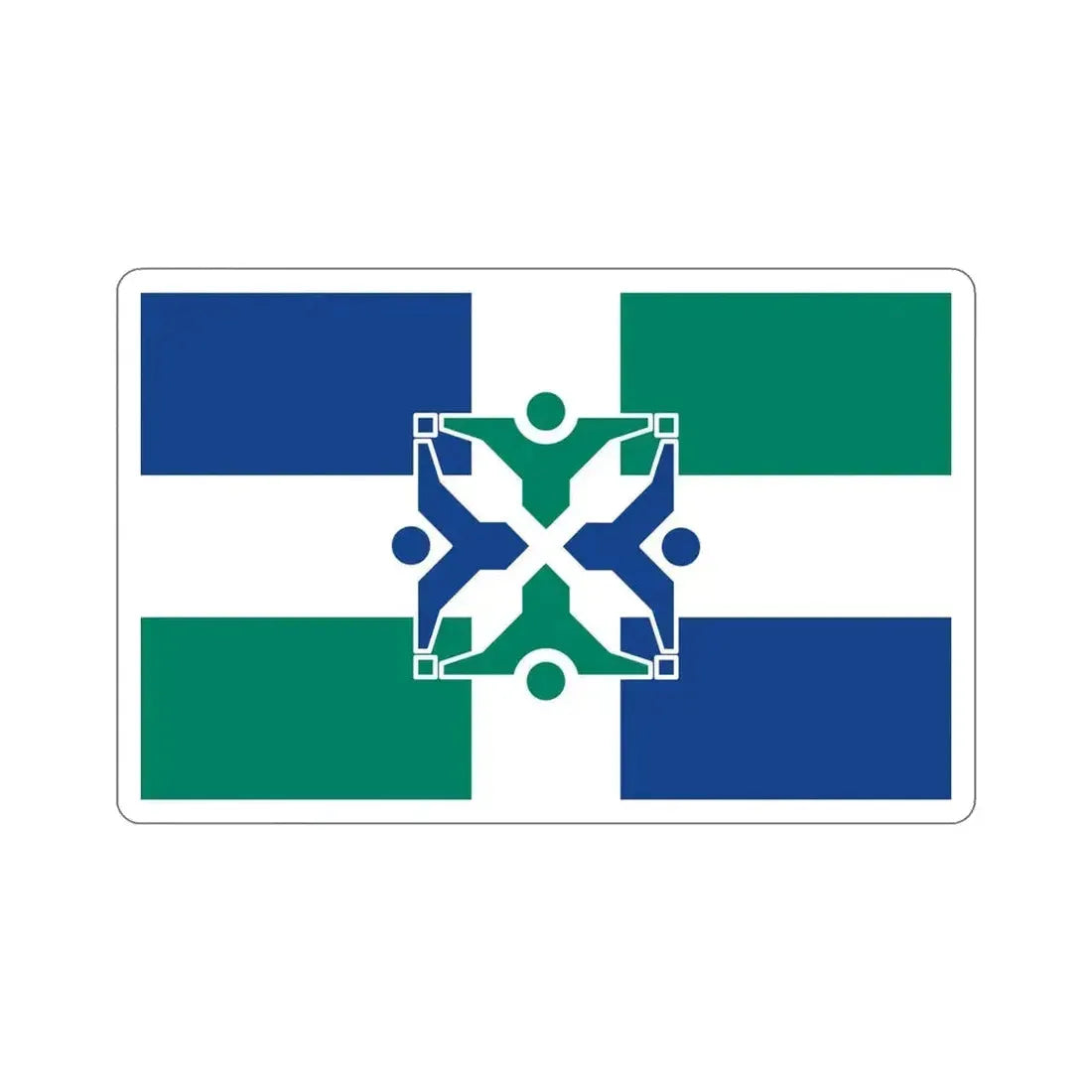 Flag of Columbia Missouri USA STICKER Vinyl Die-Cut Decal - The Sticker Space