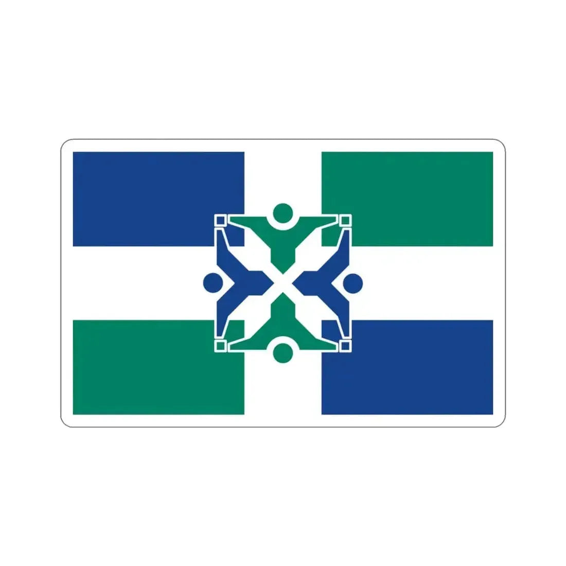 Flag of Columbia Missouri USA STICKER Vinyl Die-Cut Decal - The Sticker Space