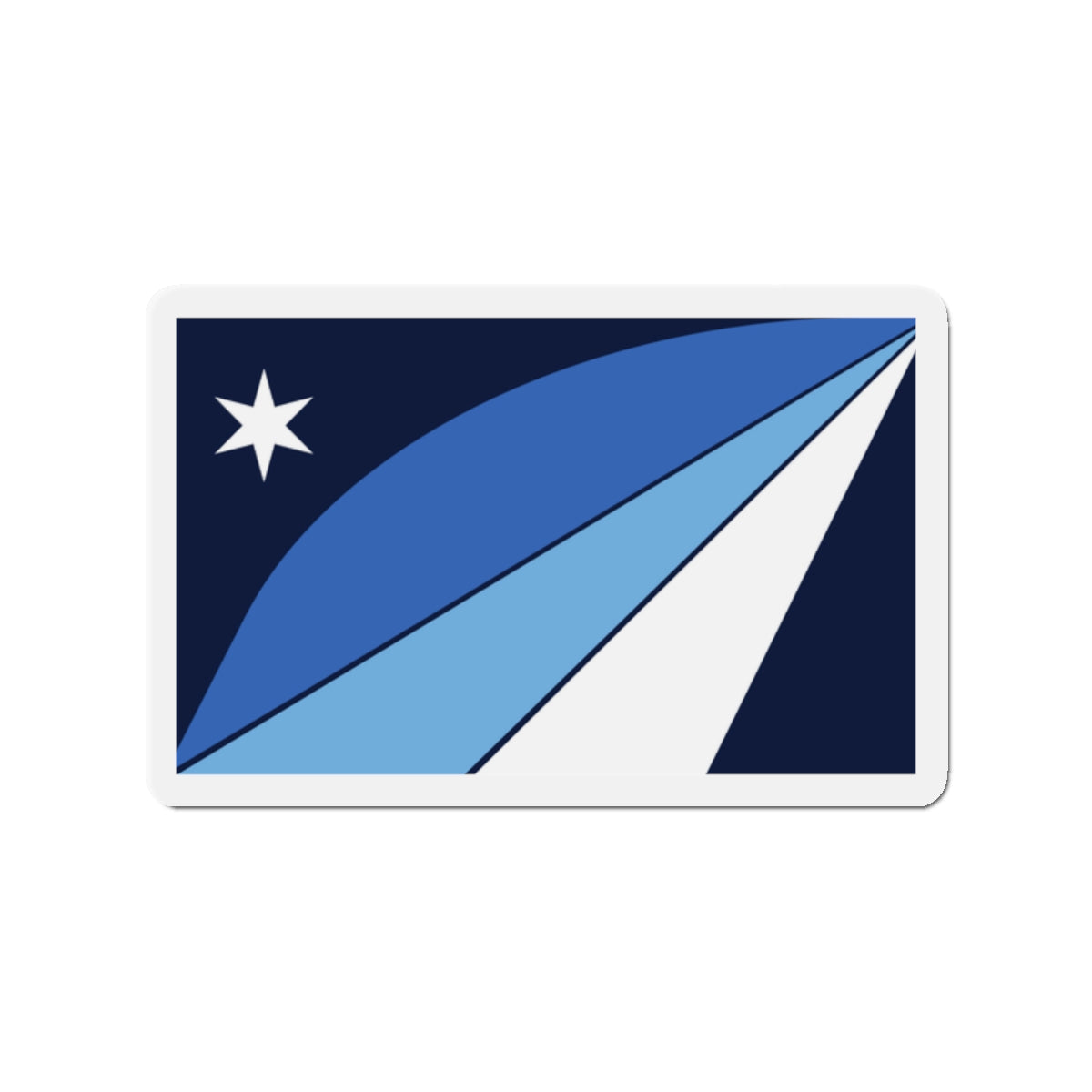 Flag of Columbia South Carolina - Die-Cut Magnet-2" x 2"-The Sticker Space