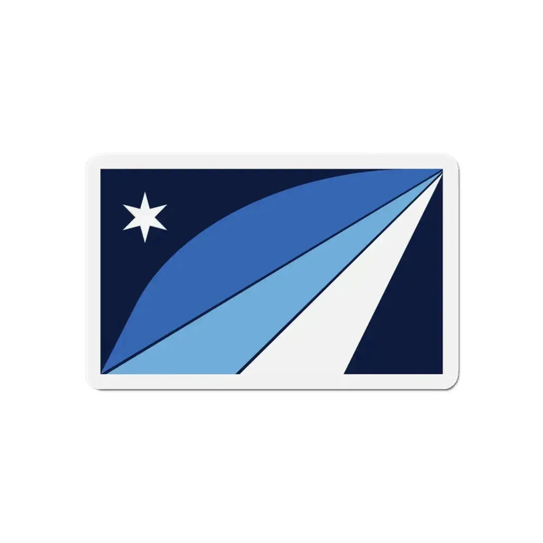 Flag of Columbia South Carolina - Refrigerator Magnet 6 Inch - The Sticker Space