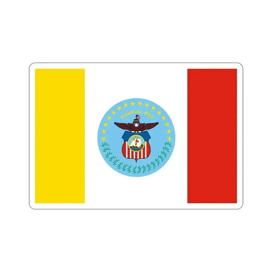 Flag of Columbus Ohio USA STICKER Vinyl Die-Cut Decal 6 Inch - The Sticker Space