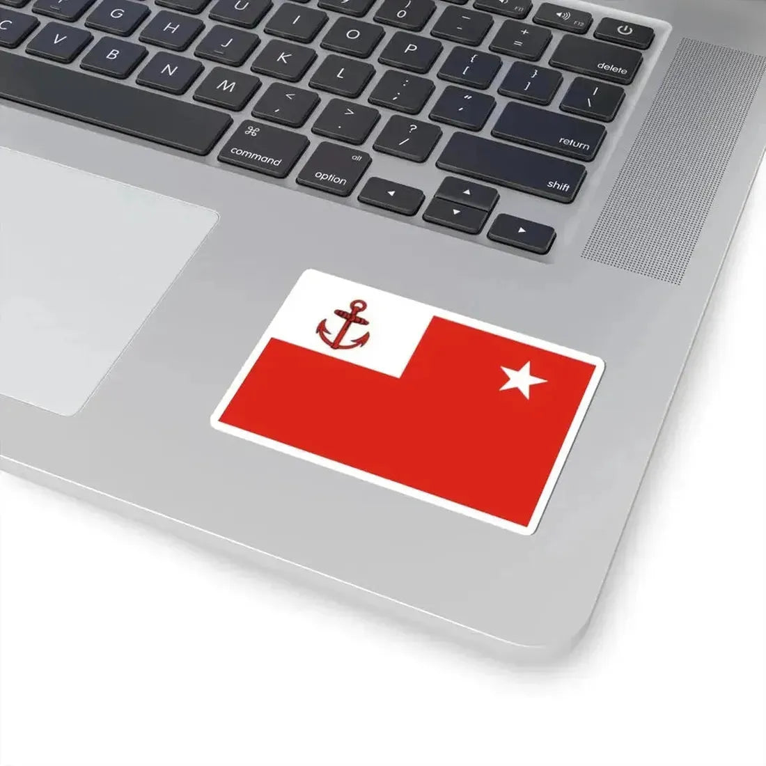 Flag of Commander of the Revolutionary Navy of Cuba (Cuba) STICKER Vinyl Kiss-Cut Decal - The Sticker Space