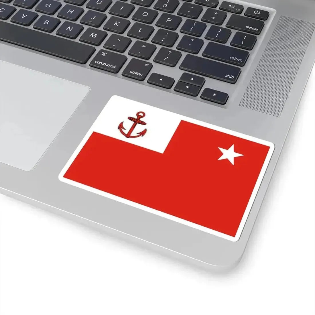 Flag of Commander of the Revolutionary Navy of Cuba (Cuba) STICKER Vinyl Kiss-Cut Decal - The Sticker Space