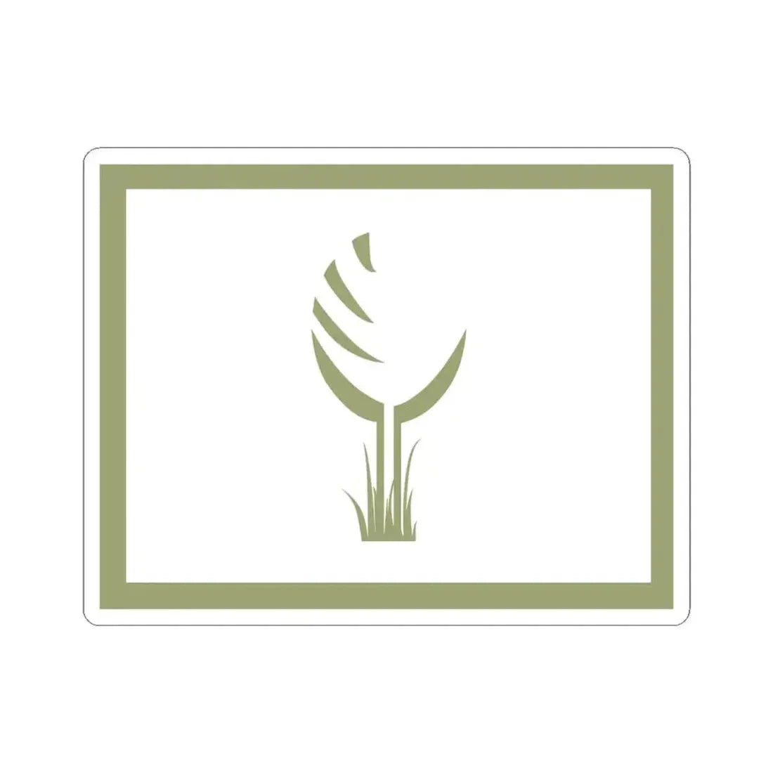 Flag of Commerce City Colorado (United States) STICKER Vinyl Kiss-Cut Decal 4 Inch White - The Sticker Space