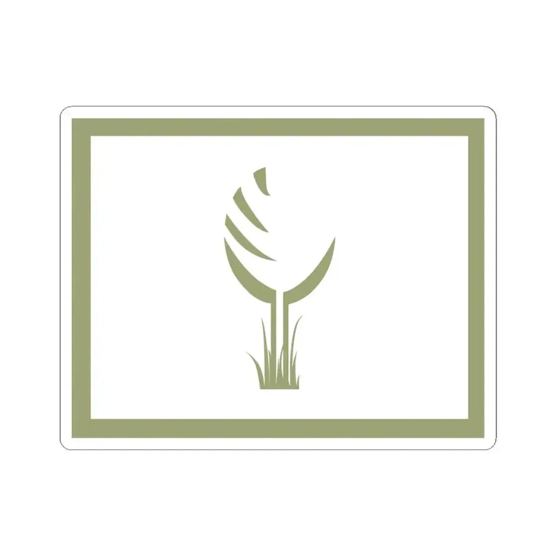 Flag of Commerce City Colorado (United States) STICKER Vinyl Kiss-Cut Decal 6 Inch White - The Sticker Space