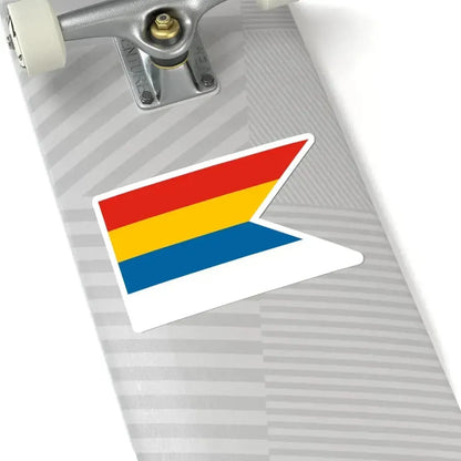 Flag of Commodore of Beiyang Fleet 1890-1909 (China) STICKER Vinyl Kiss-Cut Decal - The Sticker Space