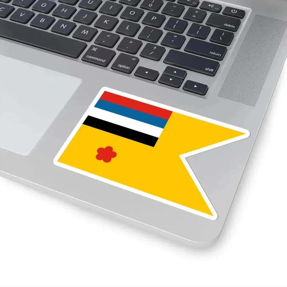 Flag of commodore of the Navy of Manchukuo (China) STICKER Vinyl Kiss-Cut Decal - The Sticker Space