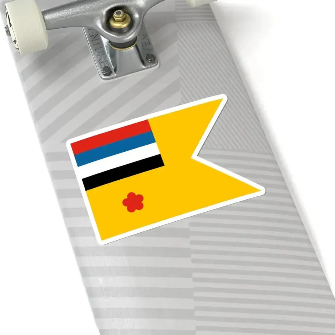 Flag of commodore of the Navy of Manchukuo (China) STICKER Vinyl Kiss-Cut Decal - The Sticker Space