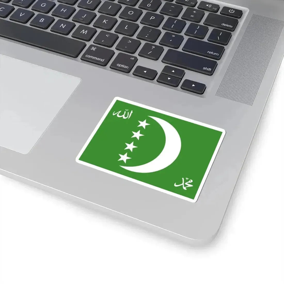 Flag of Comoros 1996-2001 (Comoros) STICKER Vinyl Kiss-Cut Decal - The Sticker Space