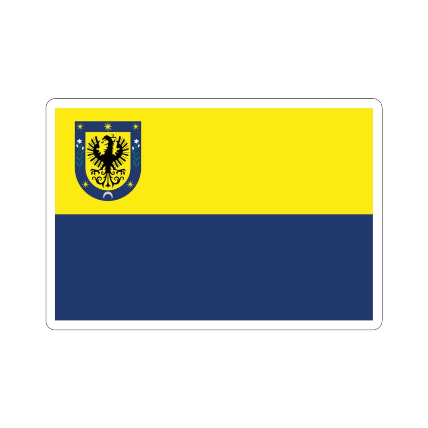 Flag of Concepción Chile STICKER Vinyl Die-Cut Decal-2 Inch-The Sticker Space